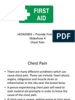 HLTAID003 - Provide First Aid Slideshow 4 Chest Pain