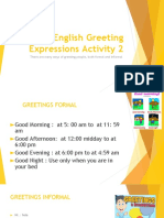 English Greeting Expressions Activity 2