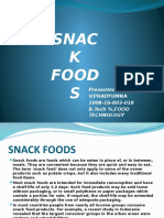 Snack Foods: Types and Production Through Extrusion Cooking