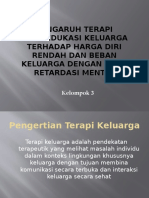 Pengaruh Terapi Psikoedukasi Keluarga Terhadap Harga Diri Rendah