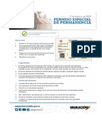 Formato para Medidas y Imprimir Permiso Pep Colombia Dubraska Apararicio