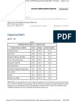 Capacities (Refill) : Operation and Maintenance Manual