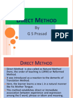 Irect Ethod: by G S Prasad