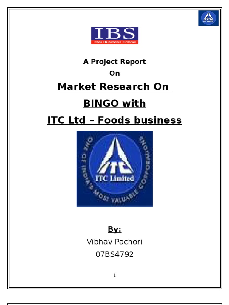 Final Report Vibhav Pachori - 07BS4792-1 | PDF | Retail | Grocery Store