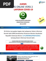 Juknis RS Online Versi 2-LAporan COVID-19