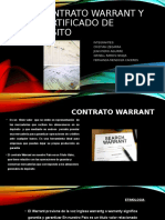 El contrato warrant y el certificado de depósito: garantías para el acceso al crédito