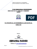 Automobile Lab Manual