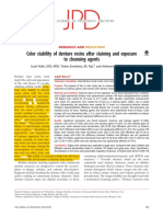 Color Stability of Denture Resins