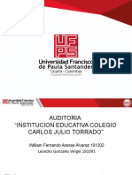 Auditoría de sistemas en Institución Educativa Carlos Julio Torrado