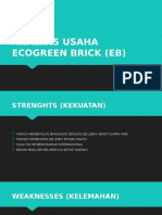 Analisis Usaha Ecogreen Brick (Eb)