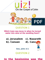 Quiz On The Book of John