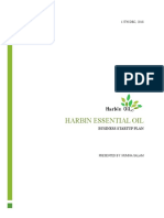 Harbin Oil Business Plan (Student ID 23991)