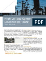 High Voltage Center Break Disconnector 3DN1: Disconnectors Designed For Your Needs