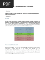 LAB 1-Introduction To Socket Programming: Objectives