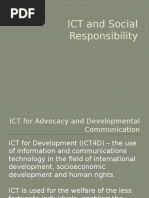 ICT and Social Responsibility