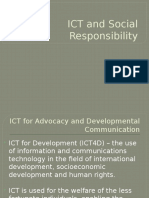 ICT and Social Responsibility