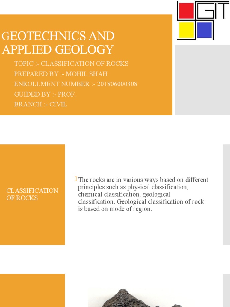 Classificstion of Rocks | PDF | Rock (Geology) | Igneous Rock