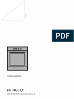 Плита Газовая FSM 65330 DAS. Инструкция (User Manual)