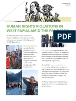 Human Rights Violations in West Papua Amid The Pandemic