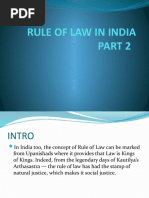 Rule of Law in India