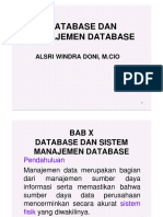 Database Dan Manajemen Kesehatan