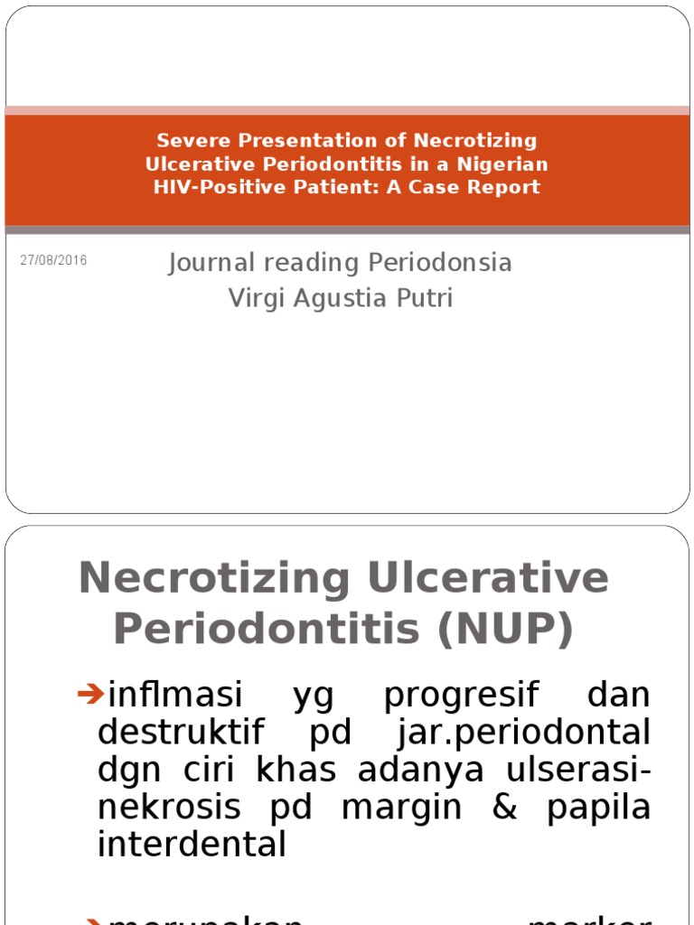 Necrotizing Periodontitis - HIV | PDF