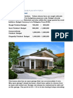 2 Bedroom Small House Plan With Porch