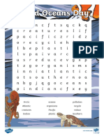World Oceans Day Word Search