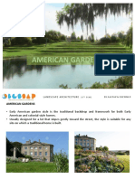 American Gardens: By: Asst Prof Ar Chetana R Landscape Architecture
