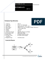 Repeater Interface: Technical Specification