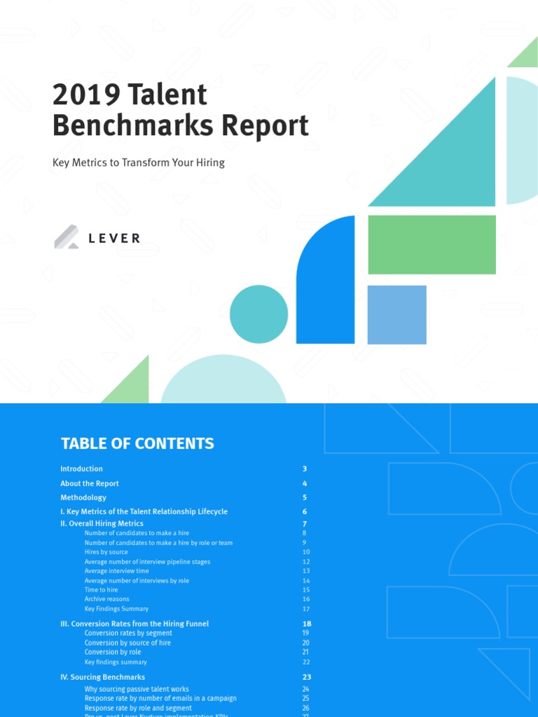 2019 Talent Benchmarks Report: Key Metrics To Transform Your Hiring ...