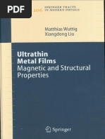 Ultrathin Metal Films - Magnetic and Structural Properties PDF