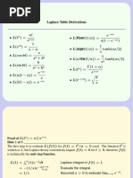 Laplace Table Proofs