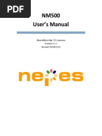 Nm500 User'S Manual: Neuromem Chip, 576 Neurons Revised 04/18/2019