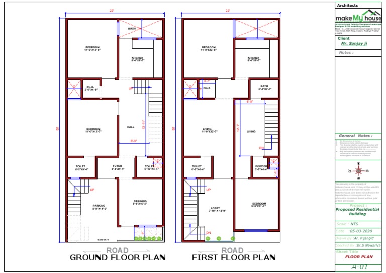 Mr. Sanjay Verma Basic Duplex Floor Plan 01 | PDF | Art Media | Design