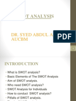 Swot Analysis PDF