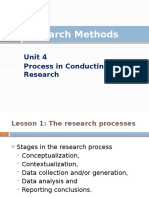 Research Methods - Unit 4