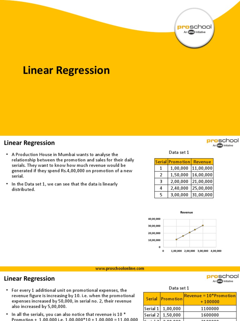 Linear Regression | PDF | Coefficient Of Determination | Regression ...
