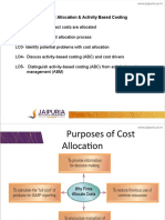 Cost Allocation Activity Based Costing