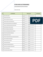 Checklist Dokumen Penawaran