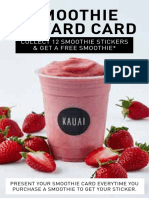 Kauai Netherlands Smoothie Card