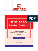 Preliminary Examination: Electronics & Telecom Engg