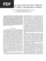Classification of Access Network Types: Ethernet, Wireless LAN, ADSL, Cable Modem or Dialup?