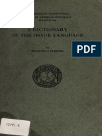 A Dictionary of The Osage Language PDF