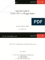 ideCAD Celik Ruzgar Yükleri TS - EN - 1991-1-4 PDF