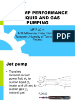 Jet Pump Performance in Liquid and Gas Pumping