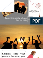 Commitment To Value Family Life: Lesson 16