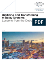 Digitizing and Transforming Mobility Systems:: Lessons From The Detroit Region