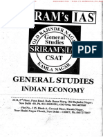 SRIRAM IAS ECONOMY Notes PDF