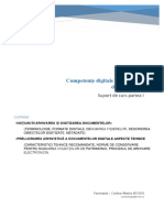 00 - Suport CURS - Arhivarea Și Digitizarea Documentelor PDF